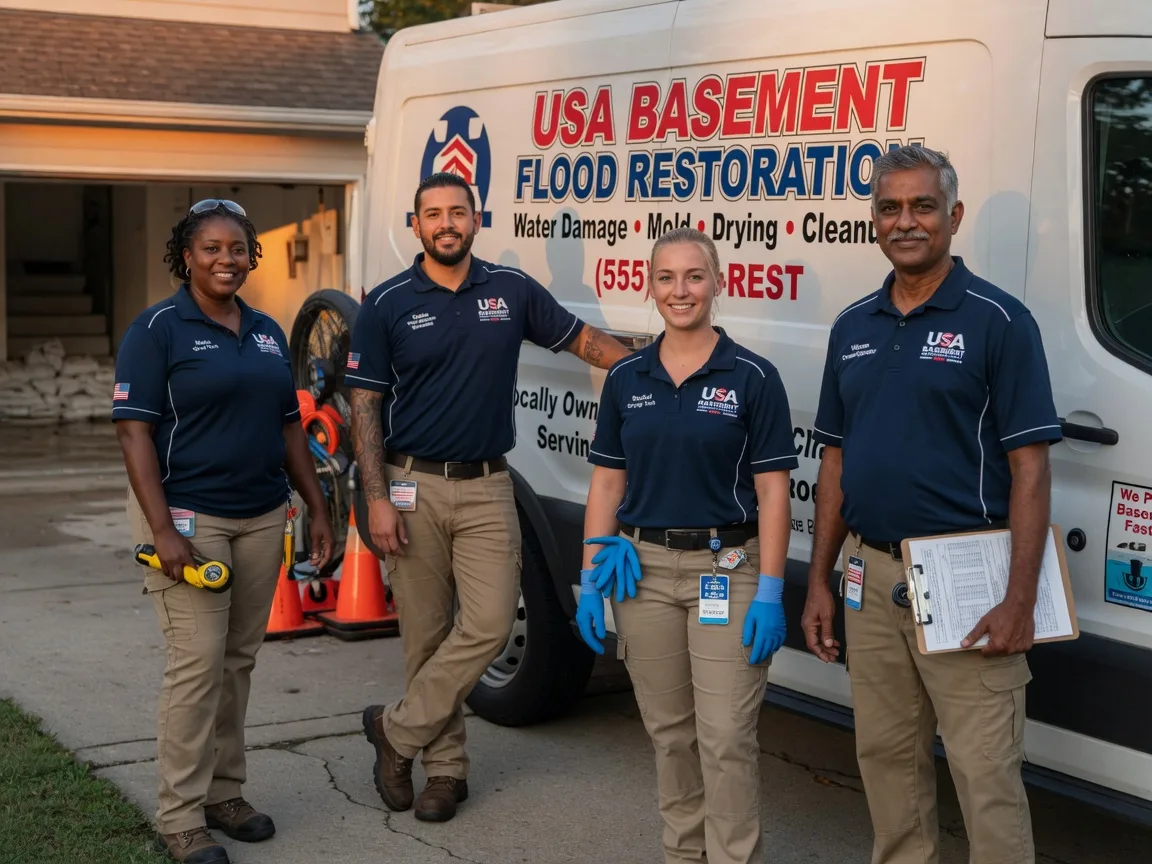 Basement Flood Cleanup company in Pollock, SD
