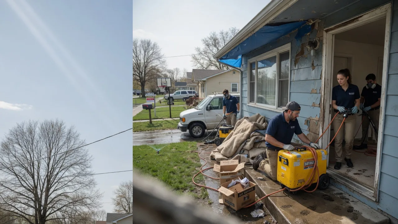 Basement Flood Cleanup in Pollock, SD near me